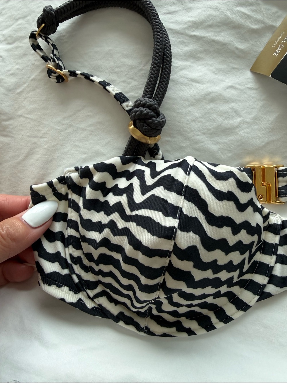 Vix Zebra Print Bikini Size Small - Picture 3 of 11
